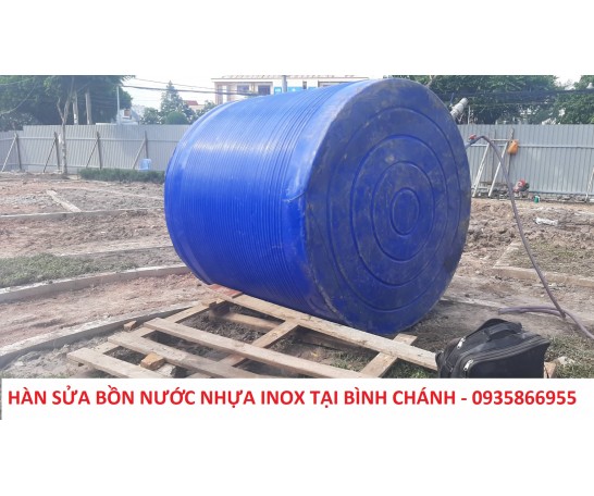 Hàn sửa bồn nước nhựa inox tại Bình Chánh