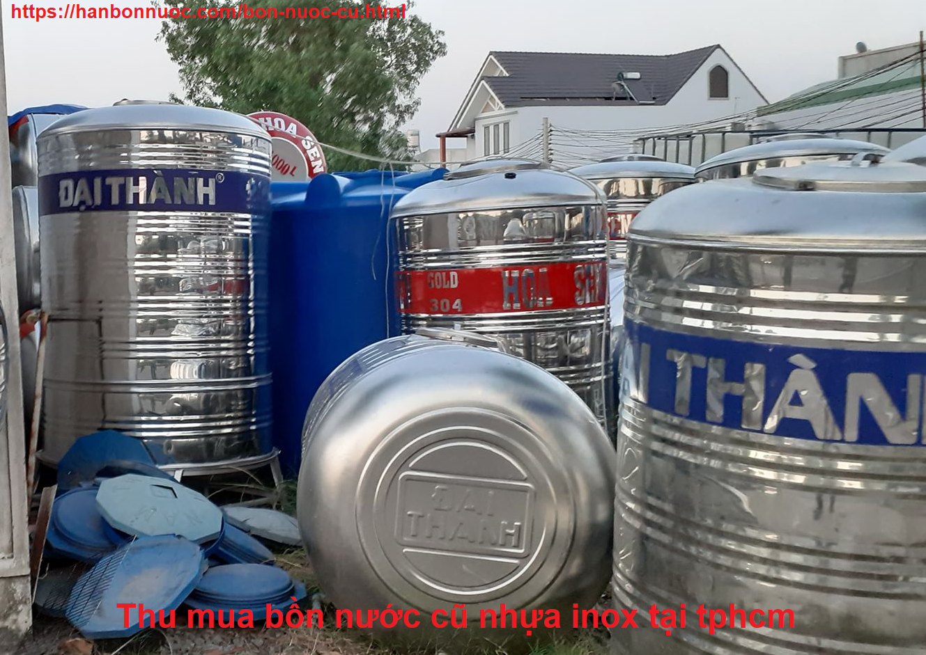 Thu mua bán bồn nước cũ nhựa inox tại tphcm